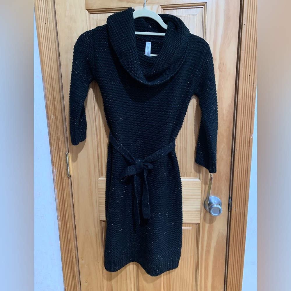 Girls Cherokee sweater dress ebony size XL(14-16) NWT